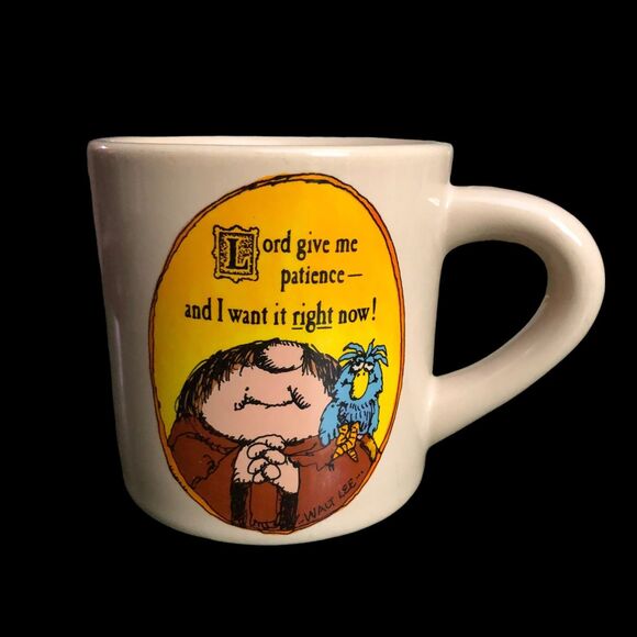 VTG Sherman on the Mount Coffee Mug, Thick Heavy Duty Cup, Funny Religous - Picture 1 of 6